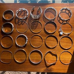 Bundle of 21 Bracelets (vintage & modern)